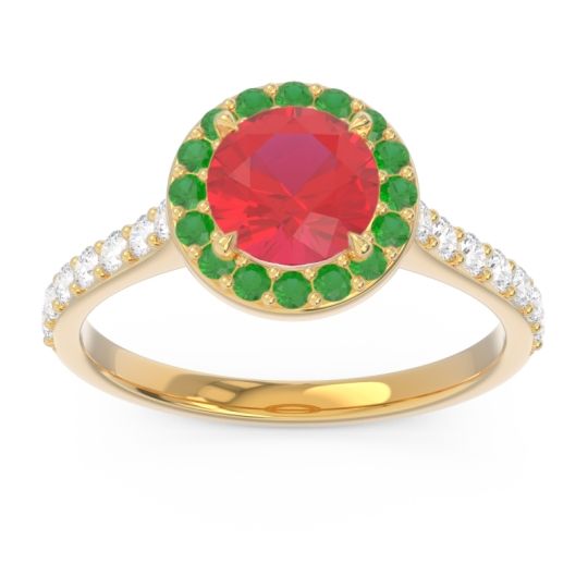 Halo Pave Kirtana Ring