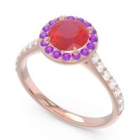 Halo Pave Kirtana Ring