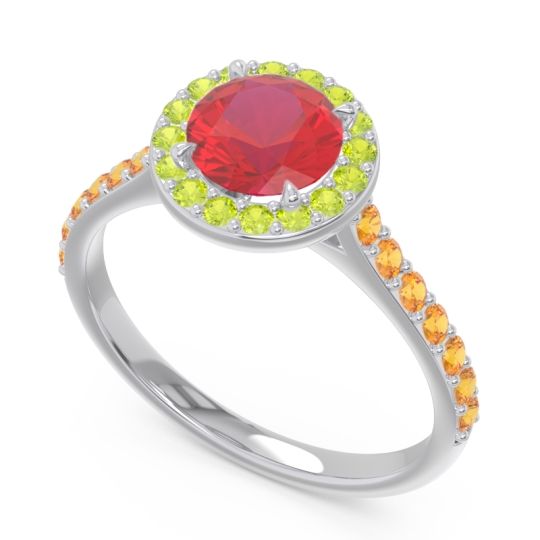 Halo Pave Kirtana Ring
