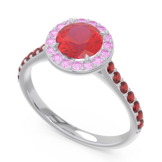 Halo Pave Kirtana Ring