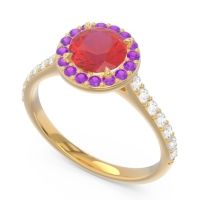 Halo Pave Kirtana Ring