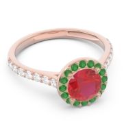 Halo Pave Kirtana Ring