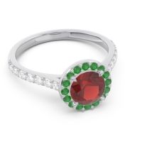 Halo Pave Kirtana Ring
