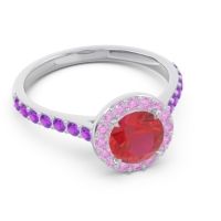 Halo Pave Kirtana Ring