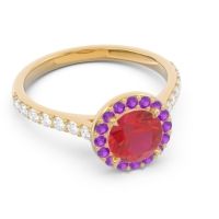 Halo Pave Kirtana Ring