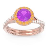 Halo Pave Cakravata Ring