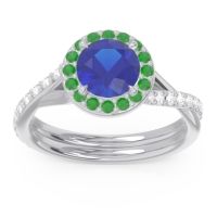 Halo Pave Cakravata Ring