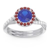 Halo Pave Cakravata Ring