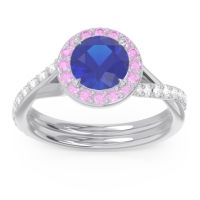 Halo Pave Cakravata Ring