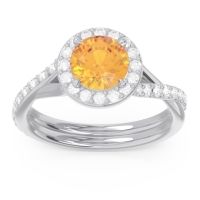 Halo Pave Cakravata Ring