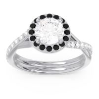 Halo Pave Cakravata Ring