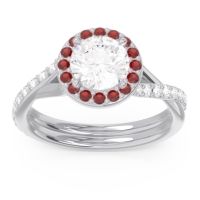 Halo Pave Cakravata Ring