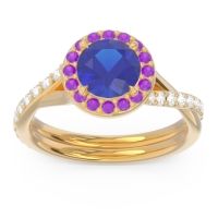 Halo Pave Cakravata Ring