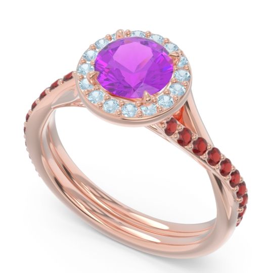 Halo Pave Cakravata Ring