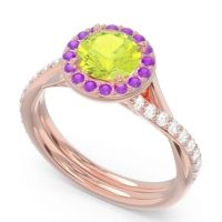 Halo Pave Cakravata Ring