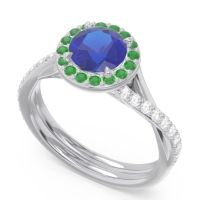 Halo Pave Cakravata Ring