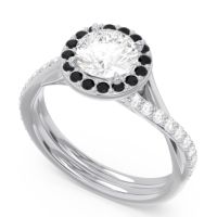 Halo Pave Cakravata Ring