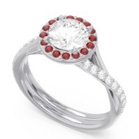 Halo Pave Cakravata Ring