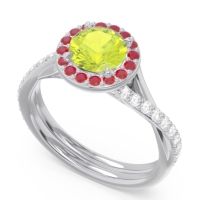 Halo Pave Cakravata Ring