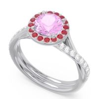 Halo Pave Cakravata Ring