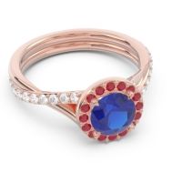 Halo Pave Cakravata Ring