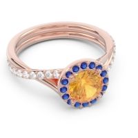 Halo Pave Cakravata Ring