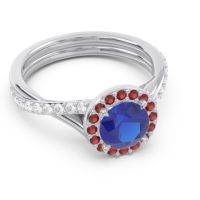 Halo Pave Cakravata Ring