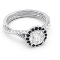 Halo Pave Cakravata Ring