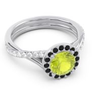 Halo Pave Cakravata Ring