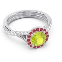 Halo Pave Cakravata Ring