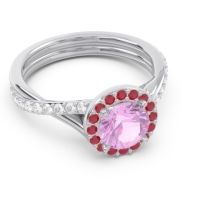 Halo Pave Cakravata Ring