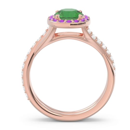 Halo Pave Cakravata Ring