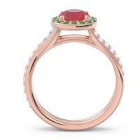 Halo Pave Cakravata Ring