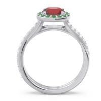 Halo Pave Cakravata Ring