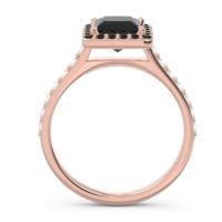 Halo Pave Princess Caturazra Ring