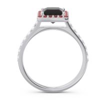 Halo Pave Princess Caturazra Ring