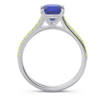 Cathedral Pave Cushion Opazin Ring
