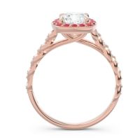 Halo Pave Cushion Vanam Ring
