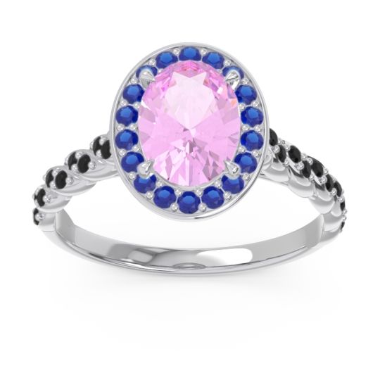 Halo Pave Oval Mahavanna Ring