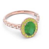 Halo Pave Oval Mahavanna Ring