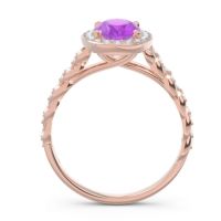 Halo Pave Oval Mahavanna Ring