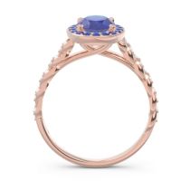 Halo Pave Oval Mahavanna Ring