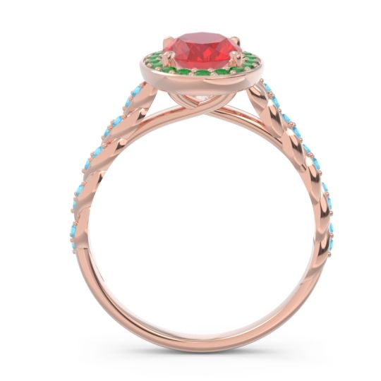 Halo Pave Oval Mahavanna Ring