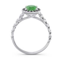 Halo Pave Oval Mahavanna Ring