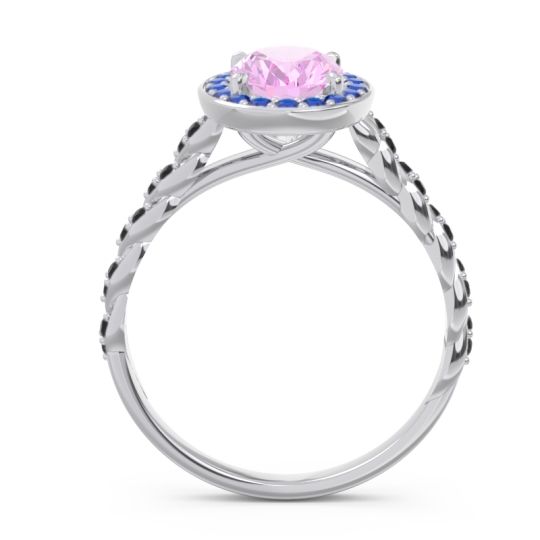 Halo Pave Oval Mahavanna Ring
