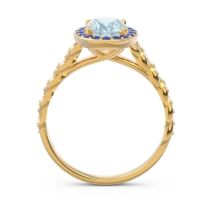 Halo Pave Oval Mahavanna Ring