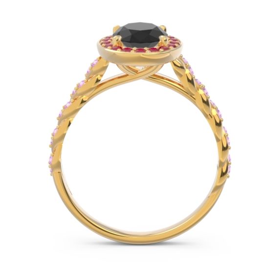 Halo Pave Oval Mahavanna Ring