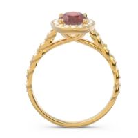 Halo Pave Oval Mahavanna Ring