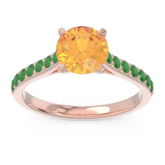 Cathedral Pave Unnata Ring
