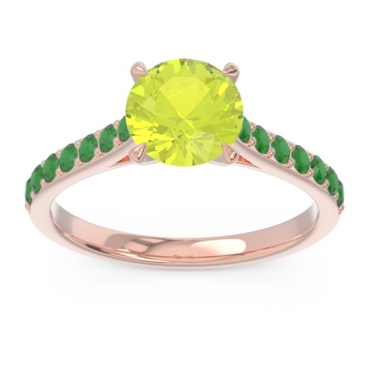 Cathedral Pave Unnata Ring